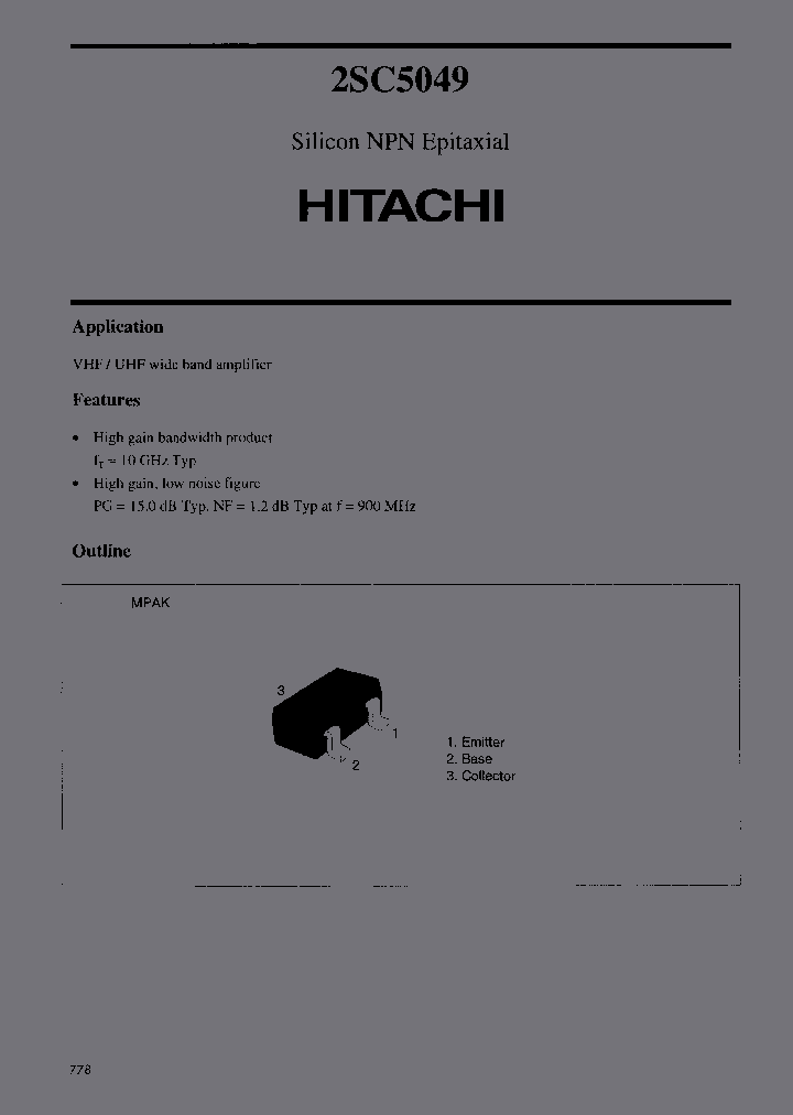 2SC5049YA-TL_3770355.PDF Datasheet