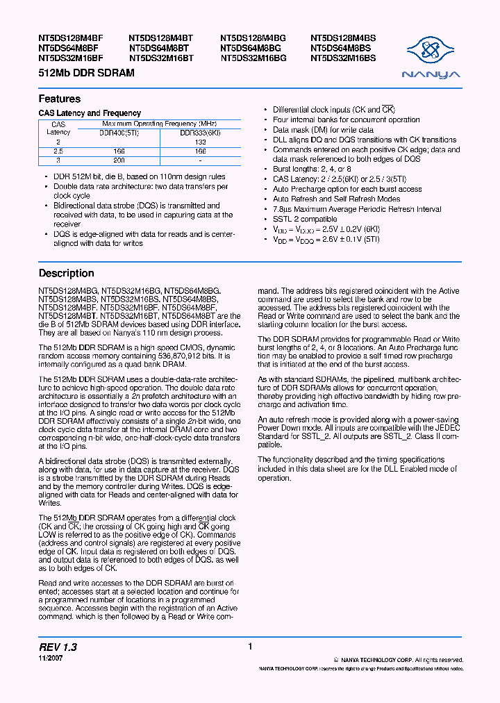 NT5DS32M16BS-5TI_3770493.PDF Datasheet