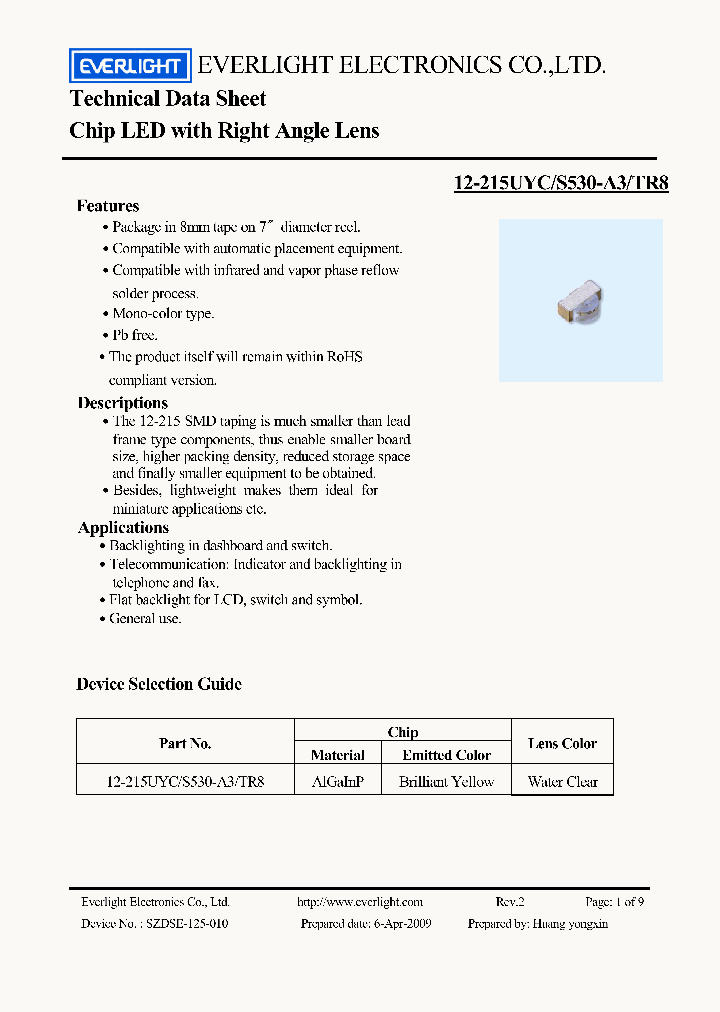 12-215UYCS530-A3TR8_3771204.PDF Datasheet