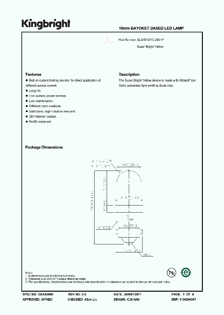 BLB101SYC-28V-P_3771512.PDF Datasheet