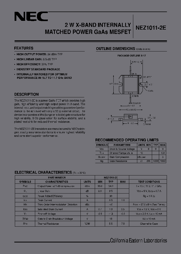 NEZ1011-2E_3768183.PDF Datasheet