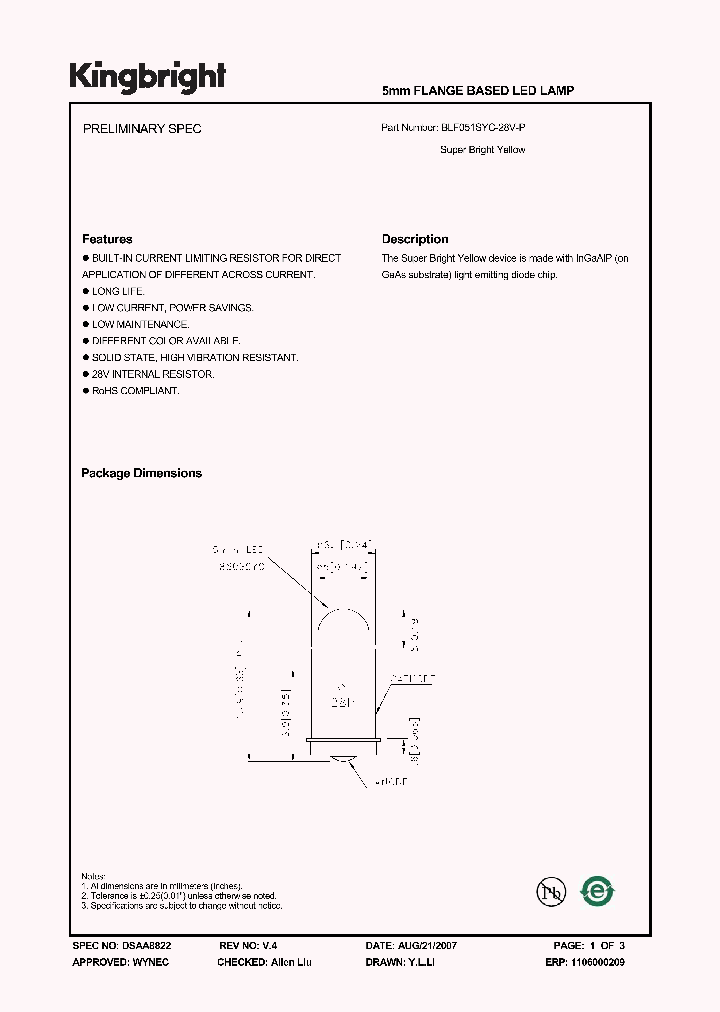 BLF051SYC-28V-P_3771514.PDF Datasheet