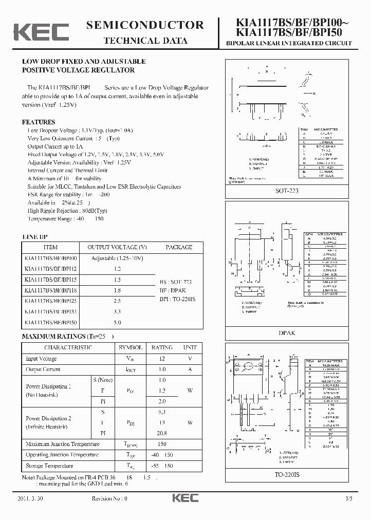 KIA1117BSBFBPI18_3933478.PDF Datasheet