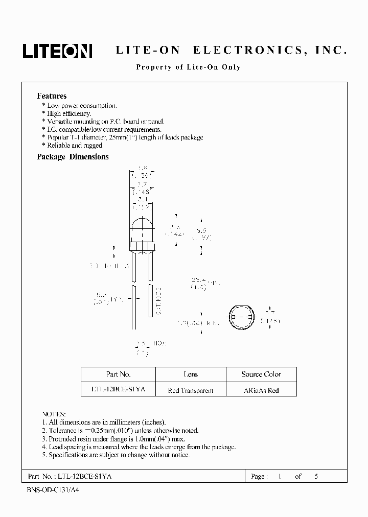 LTL-12BCE-S1YA_3770357.PDF Datasheet