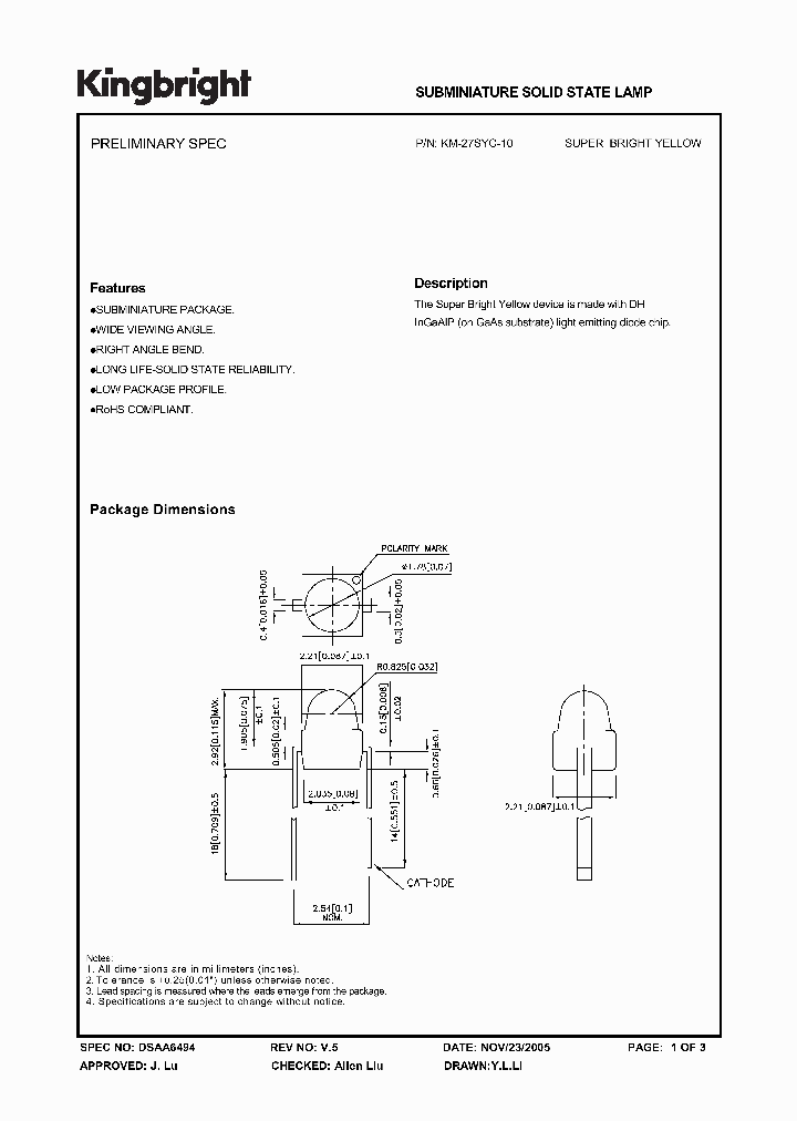 KM-27SYC-10_3771052.PDF Datasheet