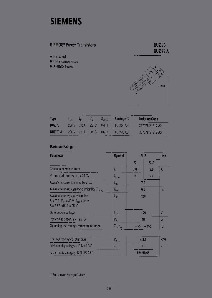 BUZ73A-E3045_3773052.PDF Datasheet