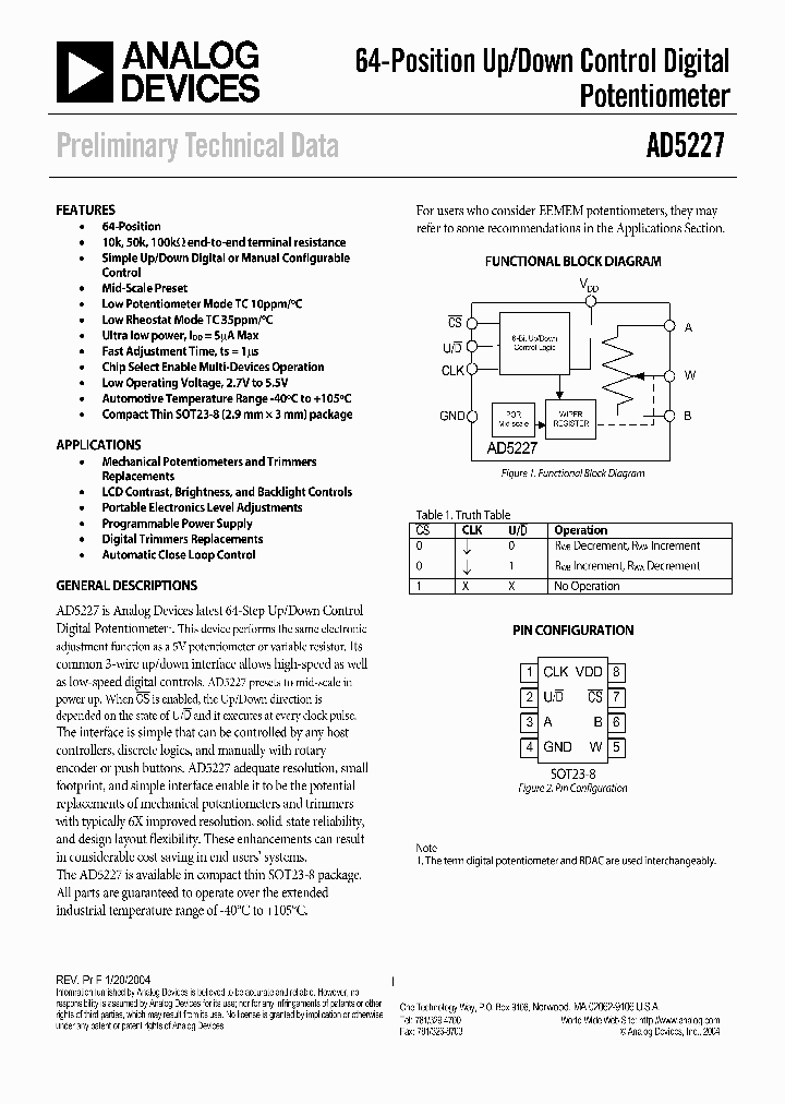 AD5227BUJZ50-R7_3772267.PDF Datasheet