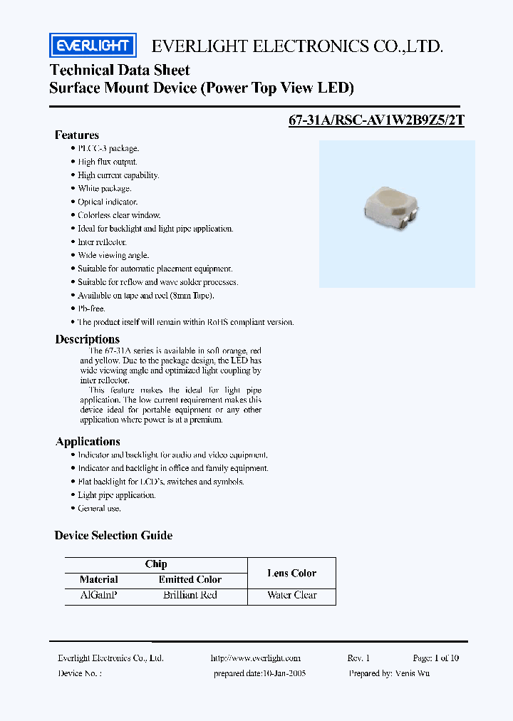 67-31ARSC-AV1W2B9Z52T_3772209.PDF Datasheet