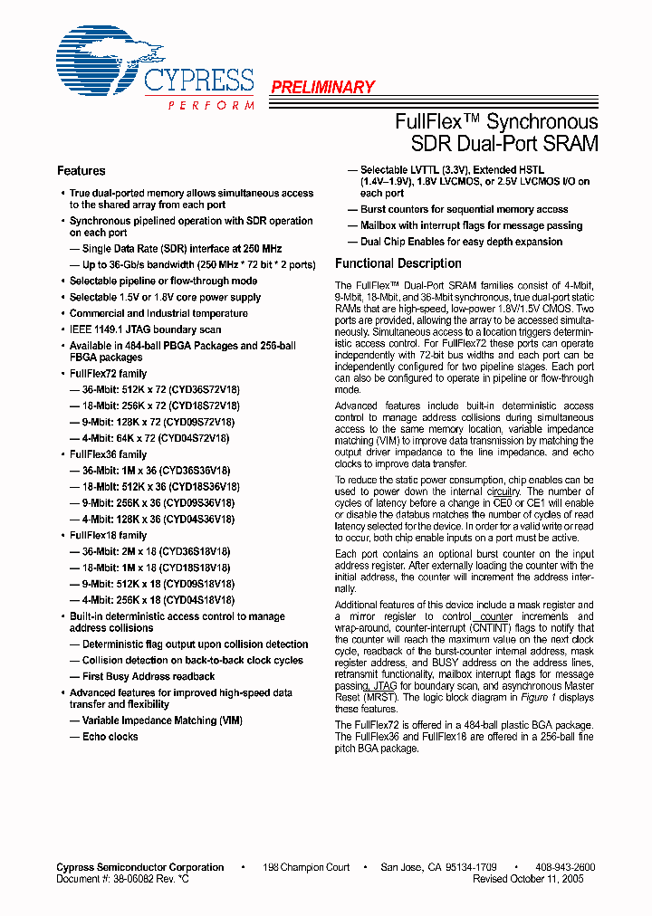 CYD04S72V18-200BBI_3773194.PDF Datasheet