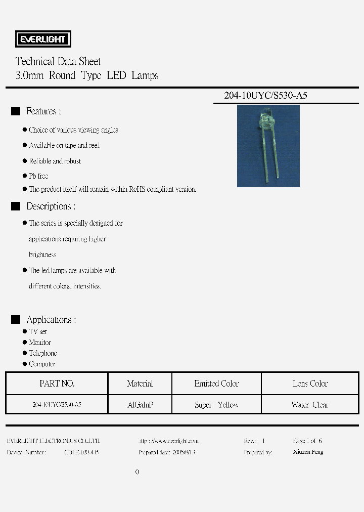 204-10UYCS530-A5_3771283.PDF Datasheet