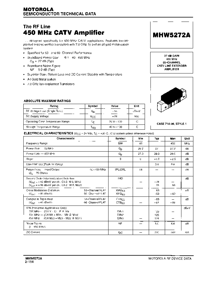 MHW5272A_3771814.PDF Datasheet