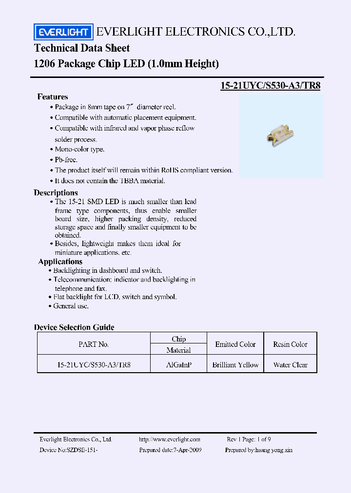 15-21UYCS530-A3TR8_3771212.PDF Datasheet