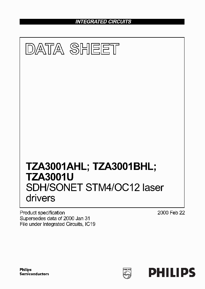 TZA3001BHLC1_3774673.PDF Datasheet