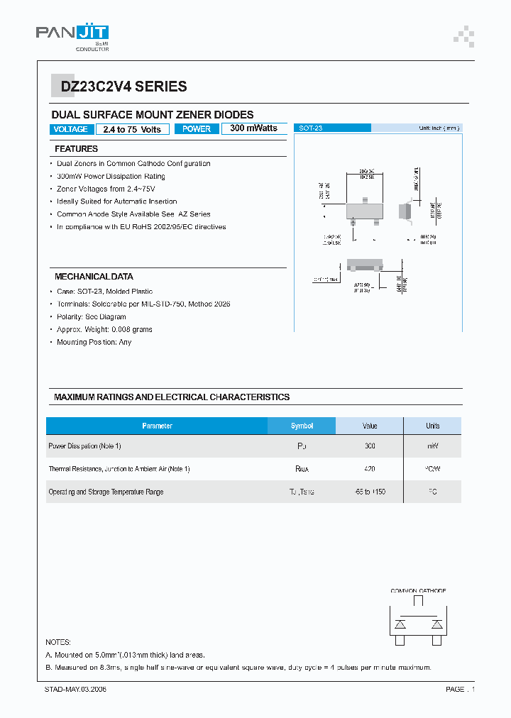 DZ23C7V5TR7_3774742.PDF Datasheet