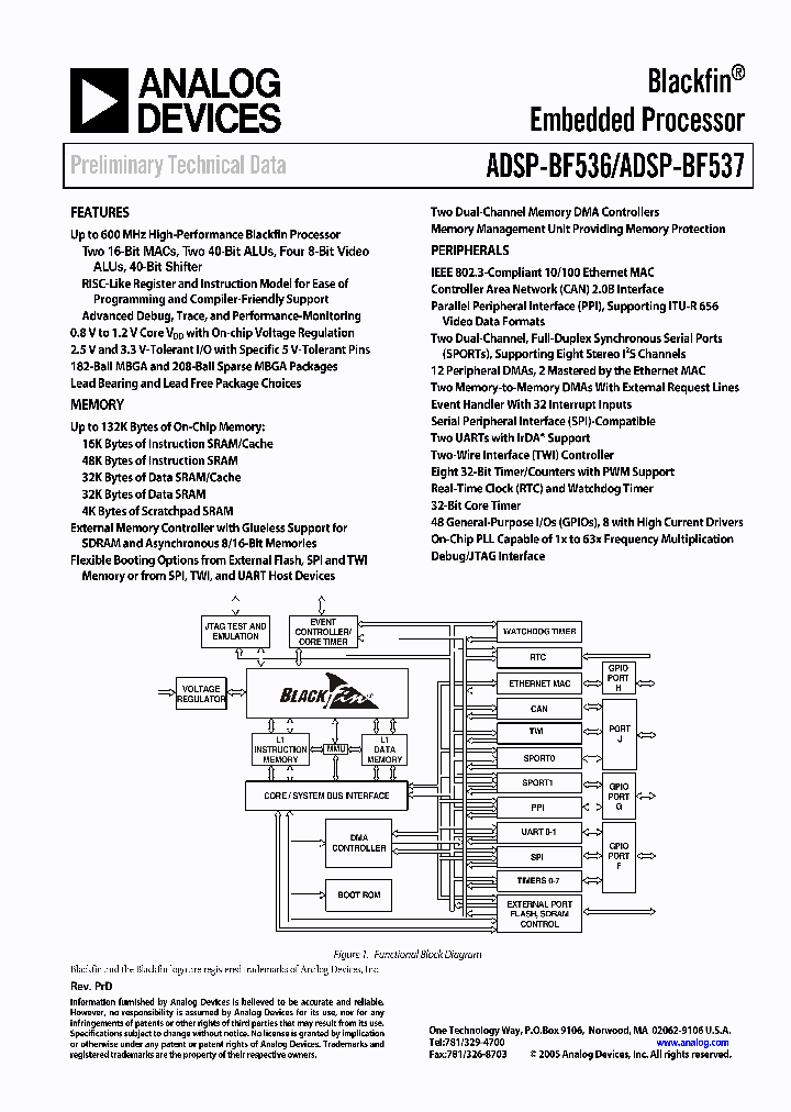 ADSPBF537SKBC2Z600_3774934.PDF Datasheet