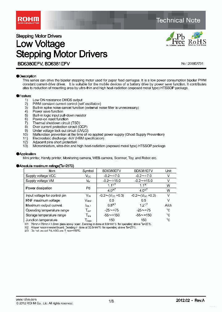 BD6380EFV_3951369.PDF Datasheet