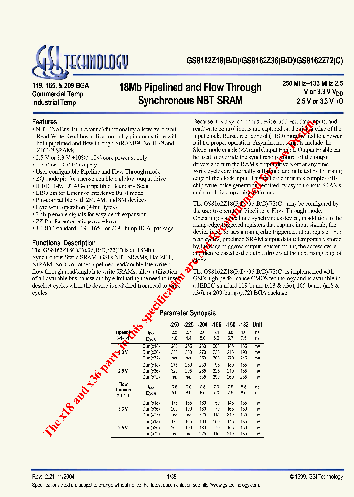 GS8162Z72C-150I_3773058.PDF Datasheet