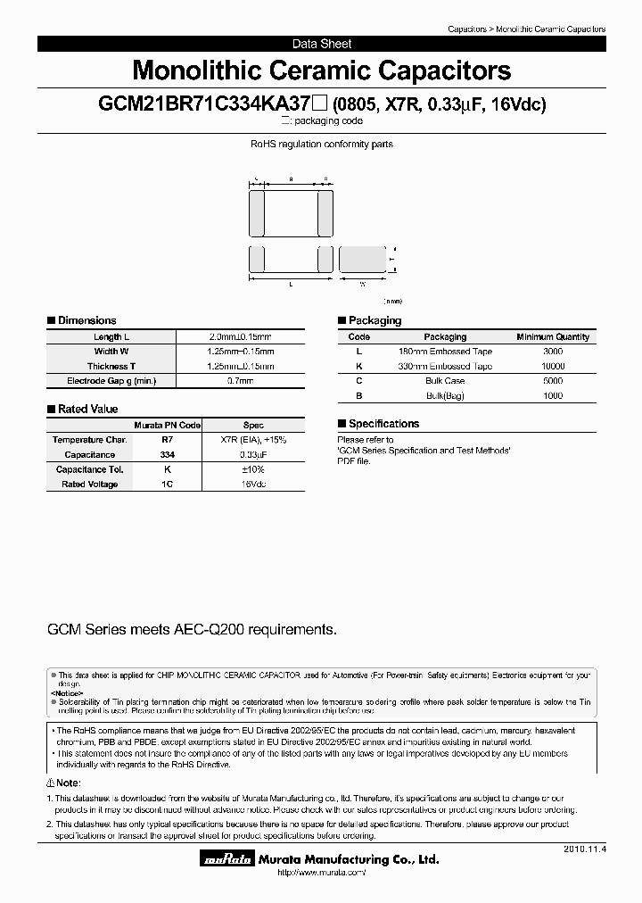 GCM21BR71C334KA37L_3777741.PDF Datasheet