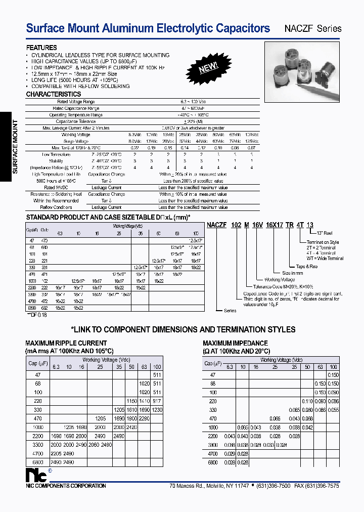 NACZF332K63V18X17TR4T13F_3777601.PDF Datasheet