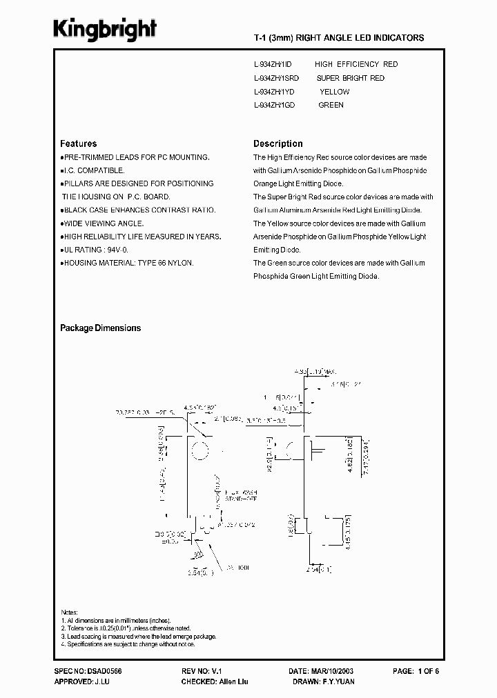 L-934ZH1YD_3778546.PDF Datasheet