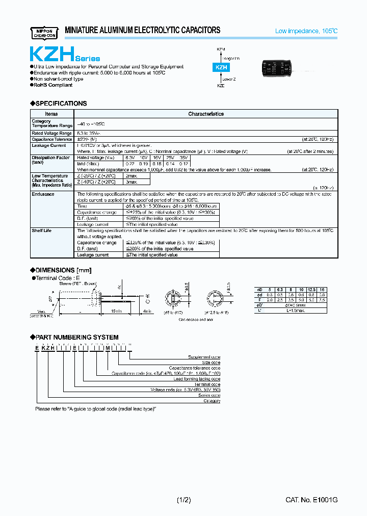 EKZH6R3ETA272MJ25S_3778408.PDF Datasheet