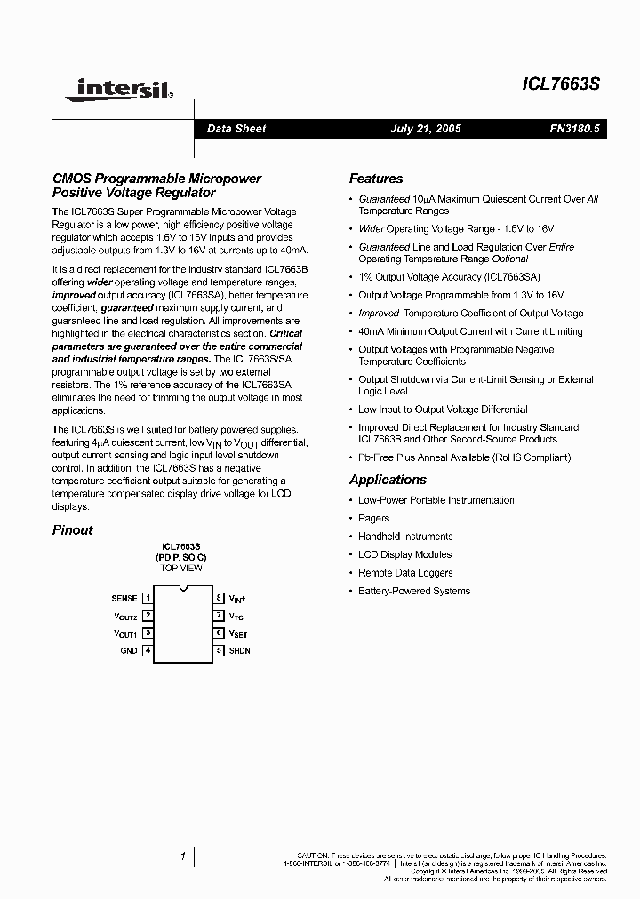 ICL7663SACBAZA_3777429.PDF Datasheet