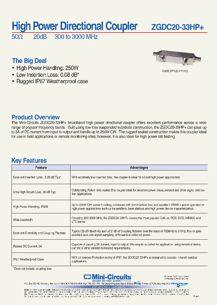 ZGDC20-33HP_3778602.PDF Datasheet