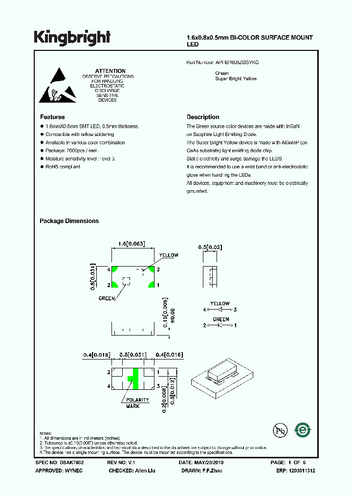 APHB1608ZGSYKC_3778024.PDF Datasheet