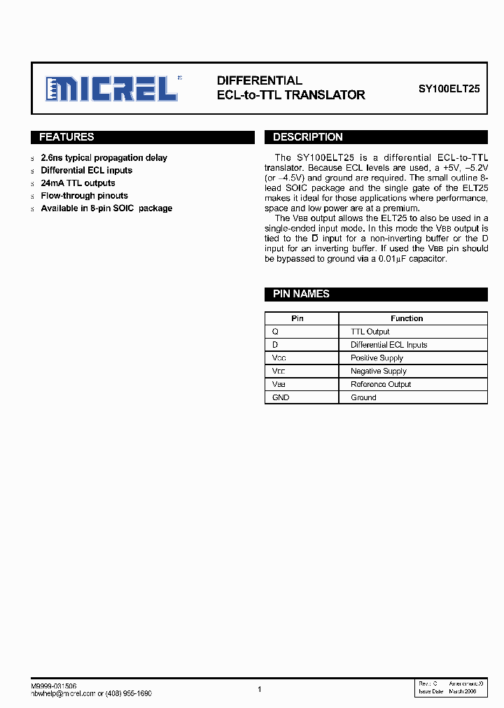 SY100ELT25ZI_3778778.PDF Datasheet