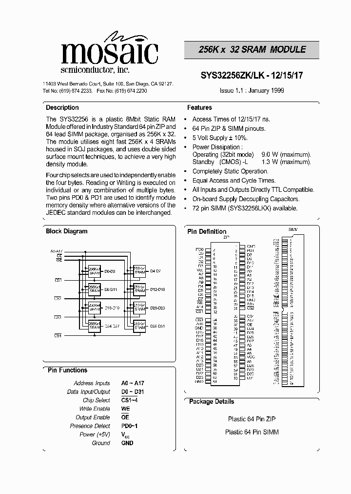 SYS32256ZKI-15_3779483.PDF Datasheet