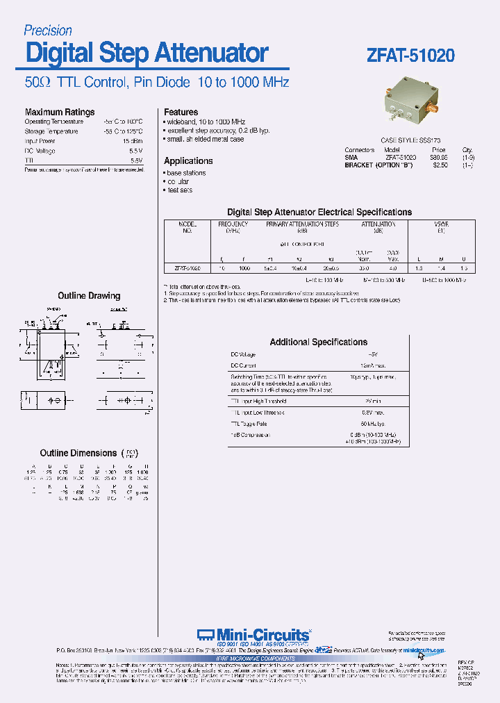 ZFAT-51020_3778205.PDF Datasheet