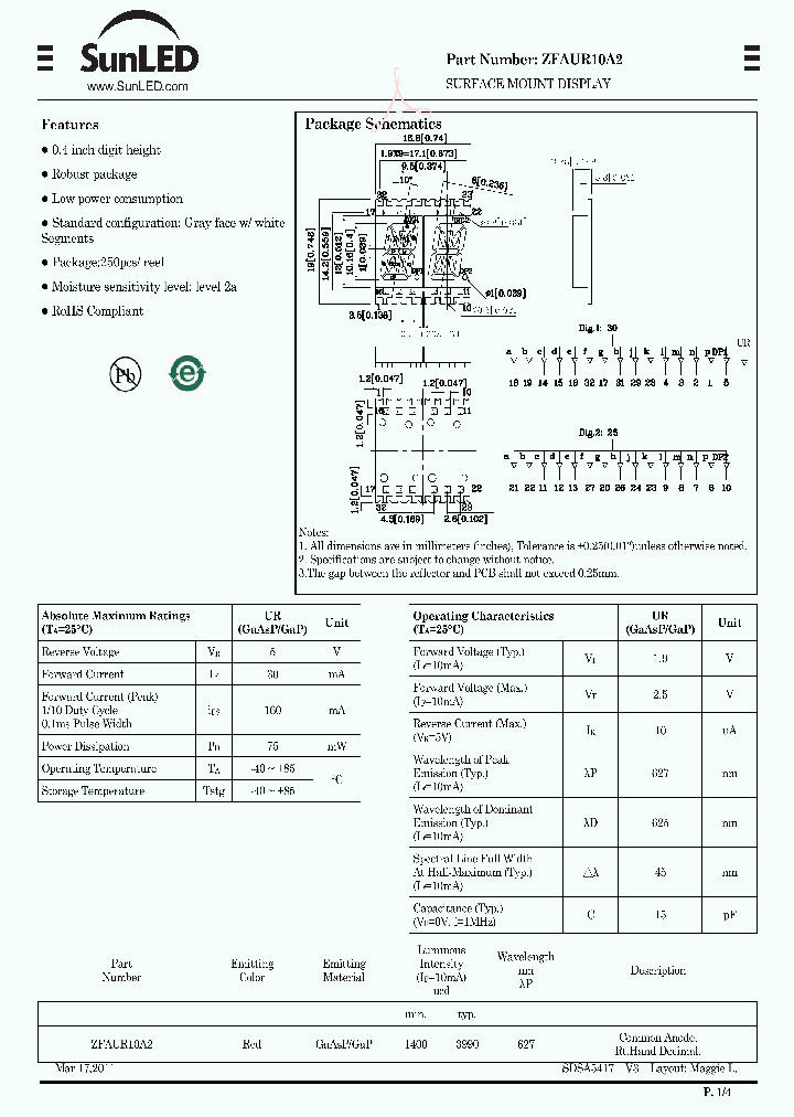 ZFAUR10A2_3777079.PDF Datasheet