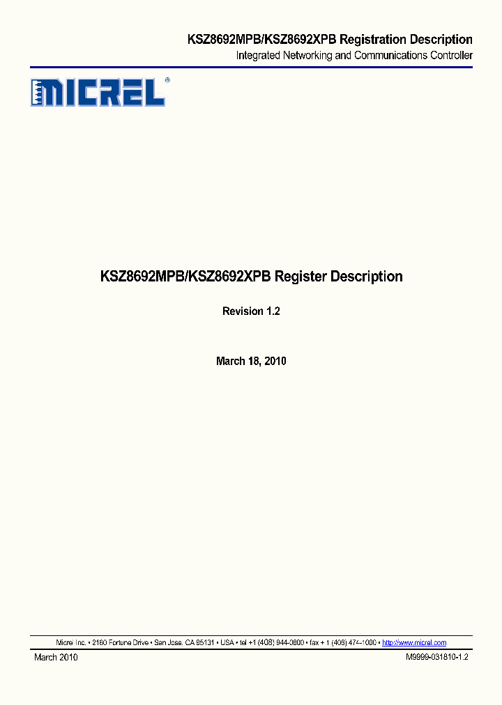 KSZ8692XPB_3773948.PDF Datasheet