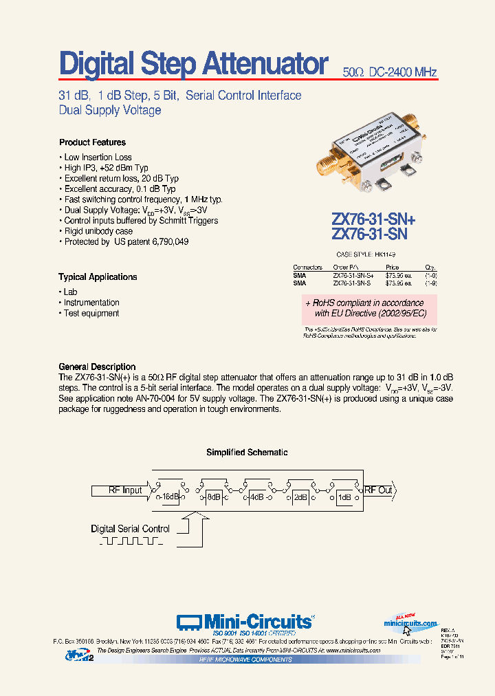 ZX76-31-SN_3782959.PDF Datasheet