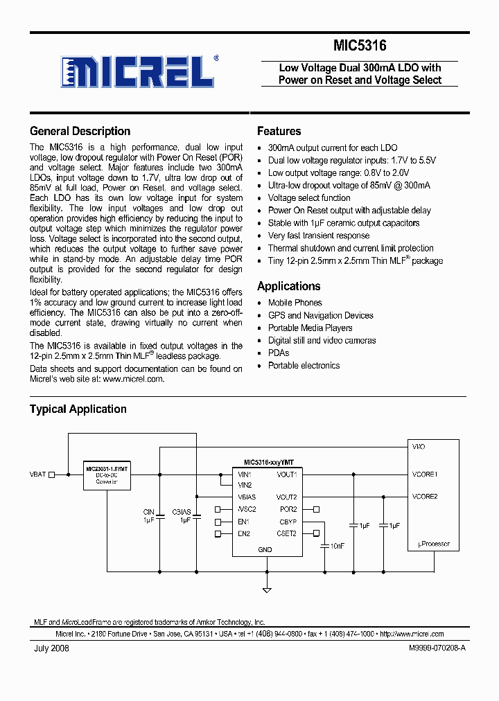 MIC5316-GGCYMT_3994204.PDF Datasheet