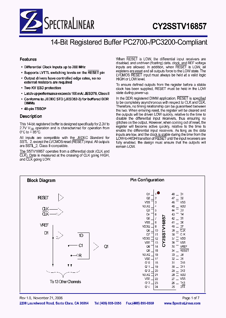 CY2SSTV16857ZI_3781284.PDF Datasheet