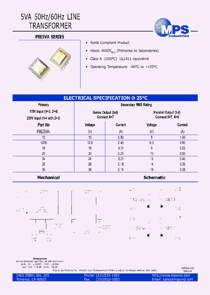 P8E5VA-24_4010745.PDF Datasheet