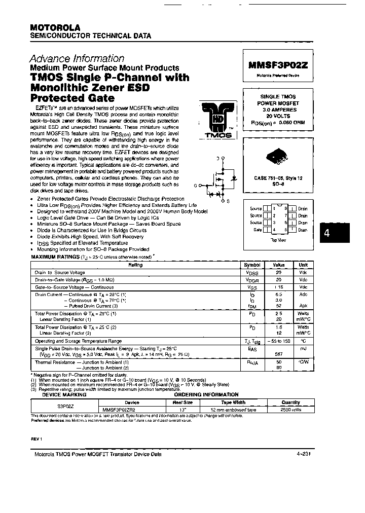 MMSF3P02ZR1_3781423.PDF Datasheet