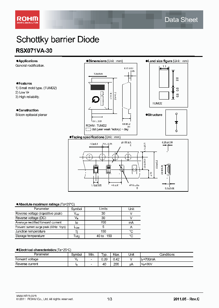 RSX071VA-30_4010602.PDF Datasheet