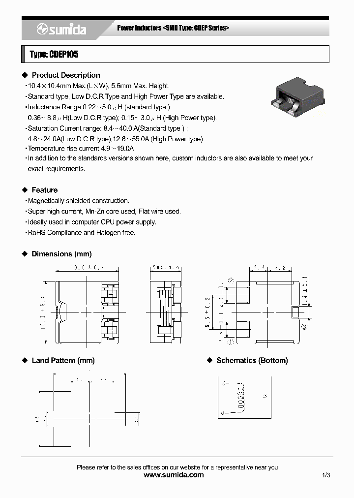 CDEP105NP-0R1NB-32_3784260.PDF Datasheet