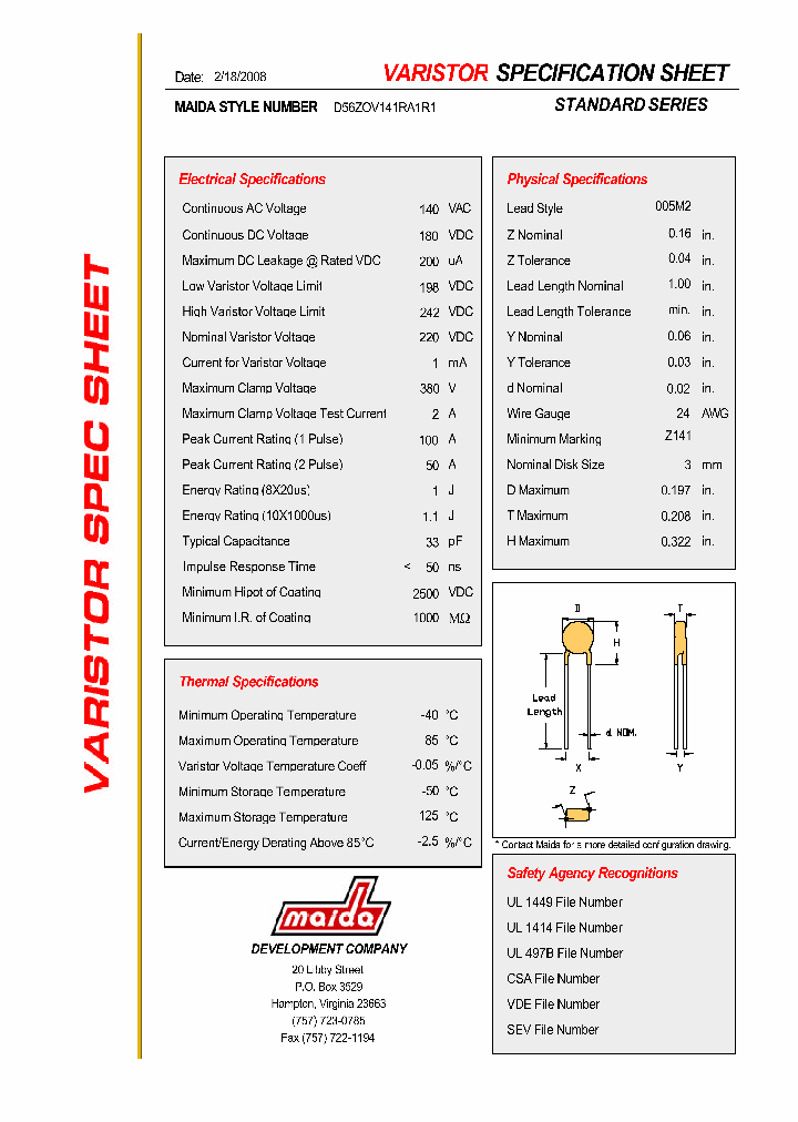 D56ZOV141RA1R1_3781178.PDF Datasheet