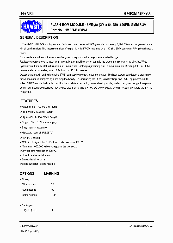 HMF2M64F8VA-70_4011258.PDF Datasheet