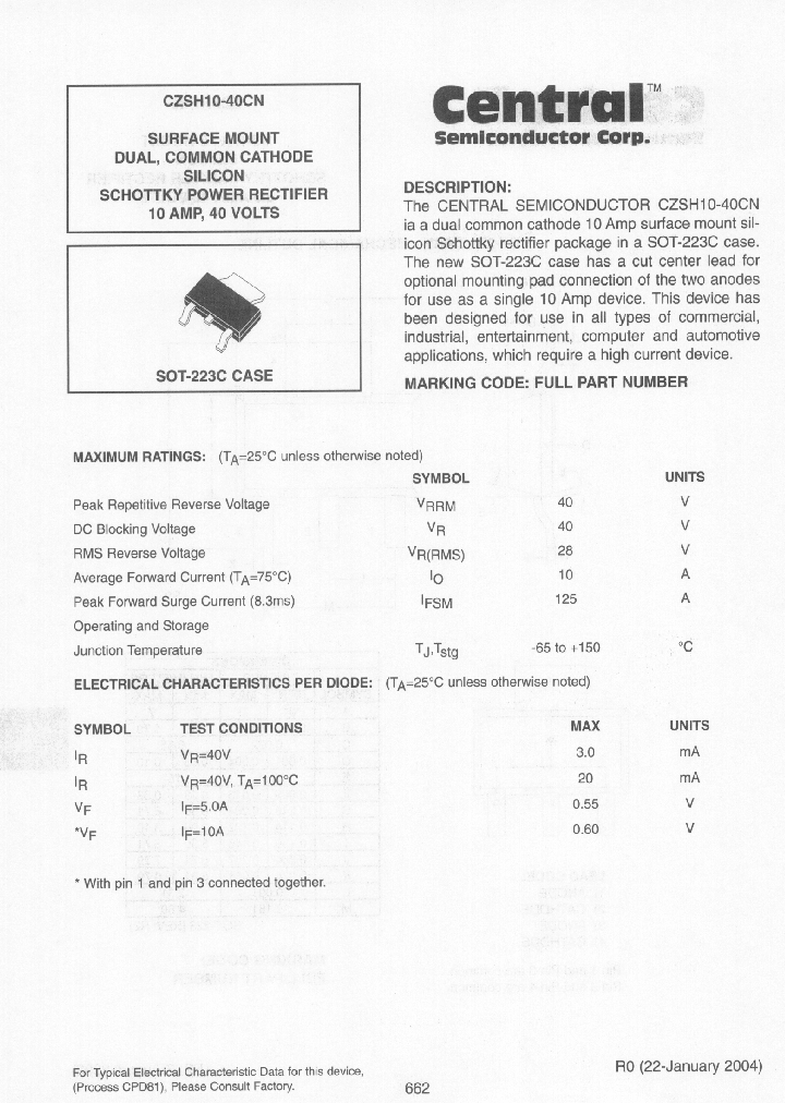 CZSH10-40CNLEADFREE_3781782.PDF Datasheet
