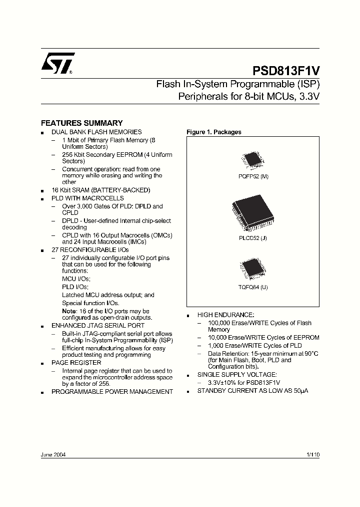 PSD813F1VA-20JI_4011616.PDF Datasheet