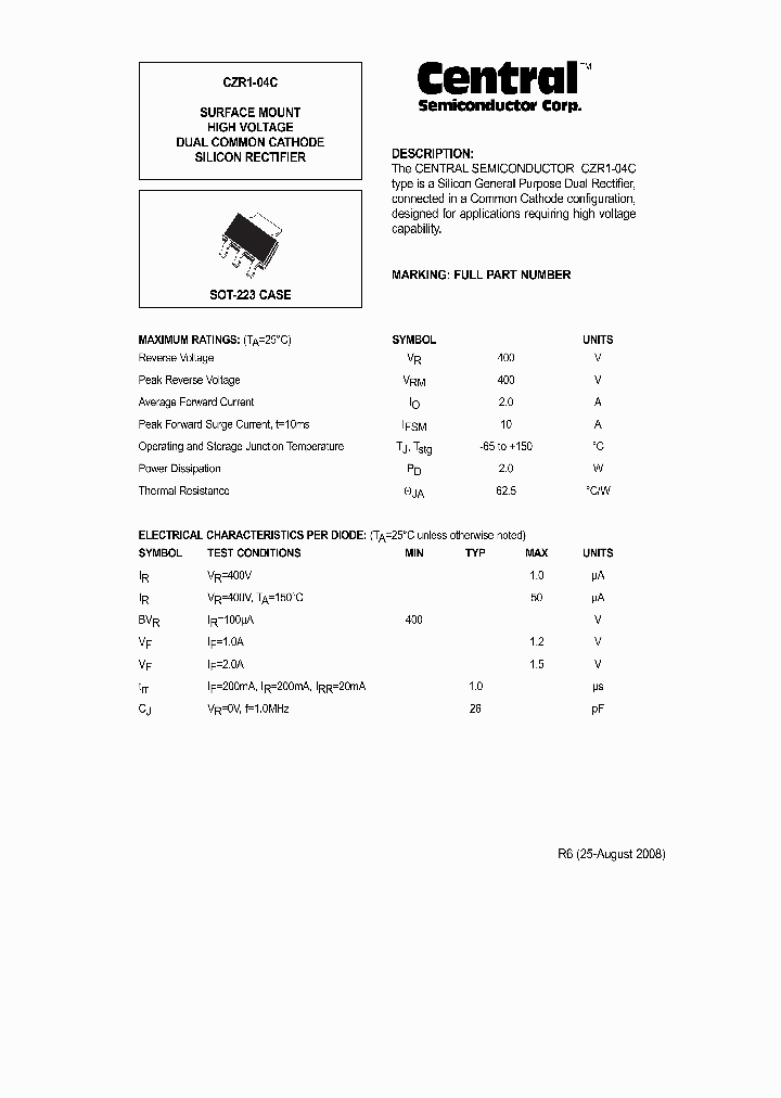 CZR1-04CLEADFREE_3782192.PDF Datasheet