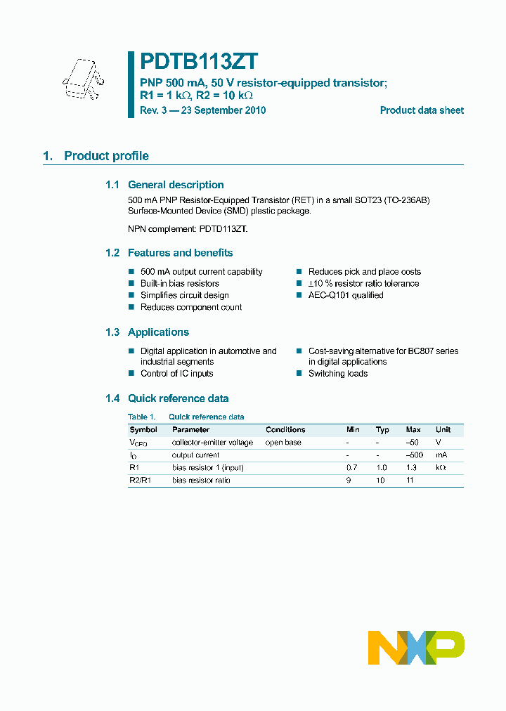PDTB113ZT215_3782351.PDF Datasheet