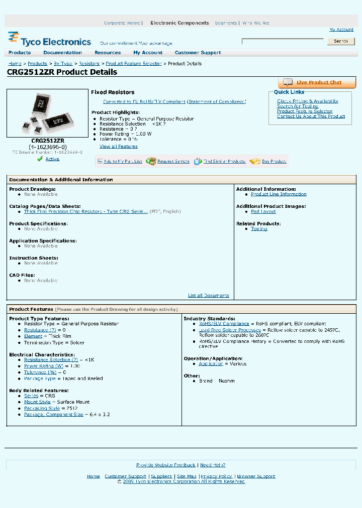 CRG2512ZR_3783734.PDF Datasheet