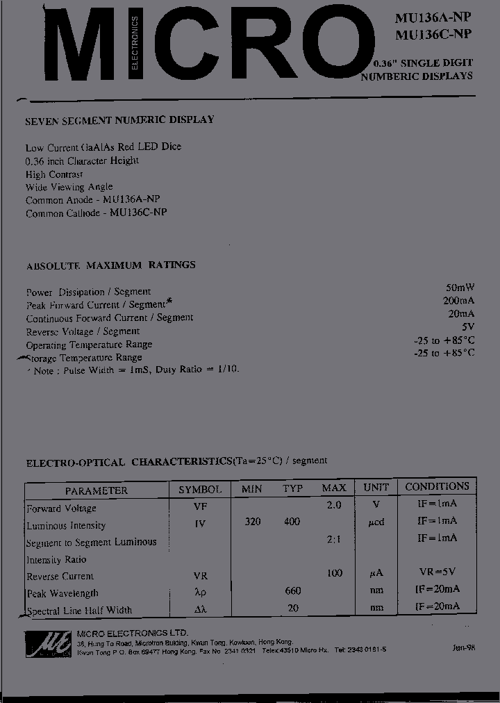 MU136A-NP_3785527.PDF Datasheet