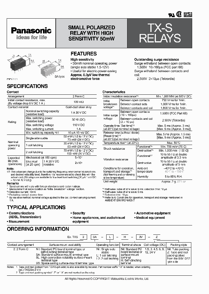 TXS2SA-L-9V-X_3787052.PDF Datasheet