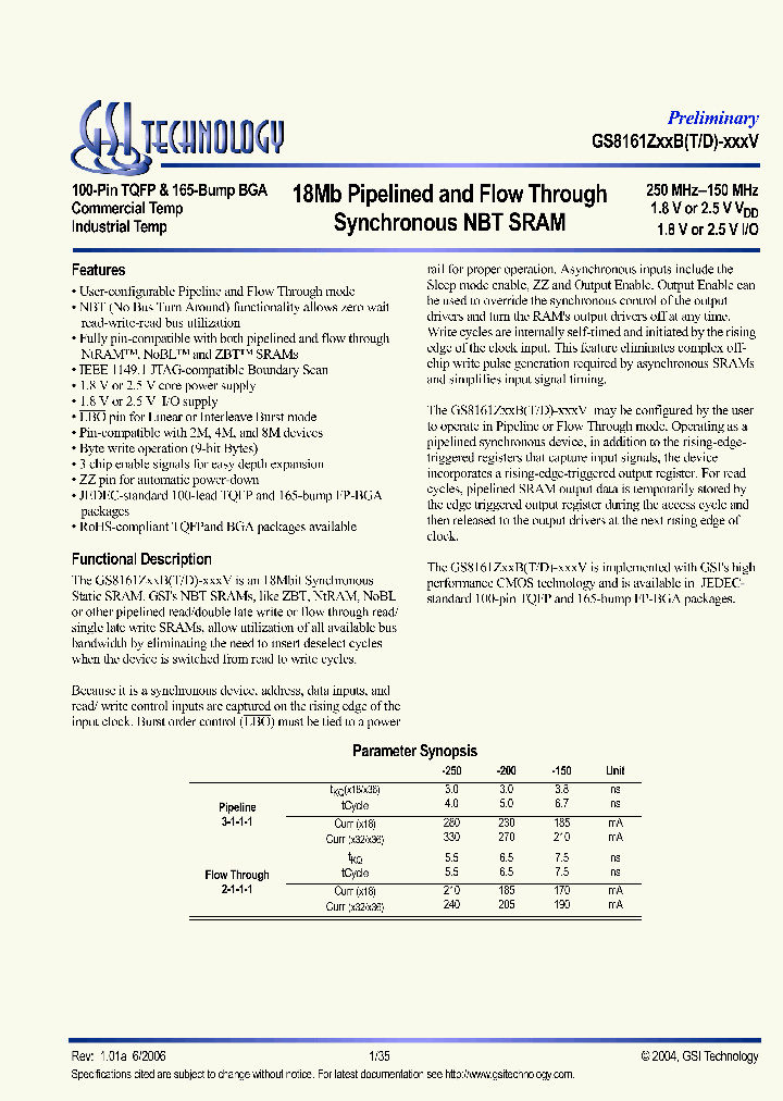 GS8161Z36BGT-200IV_3787115.PDF Datasheet